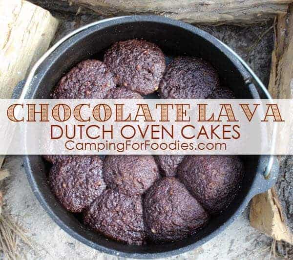 lava cake dutch oven dessert recipe