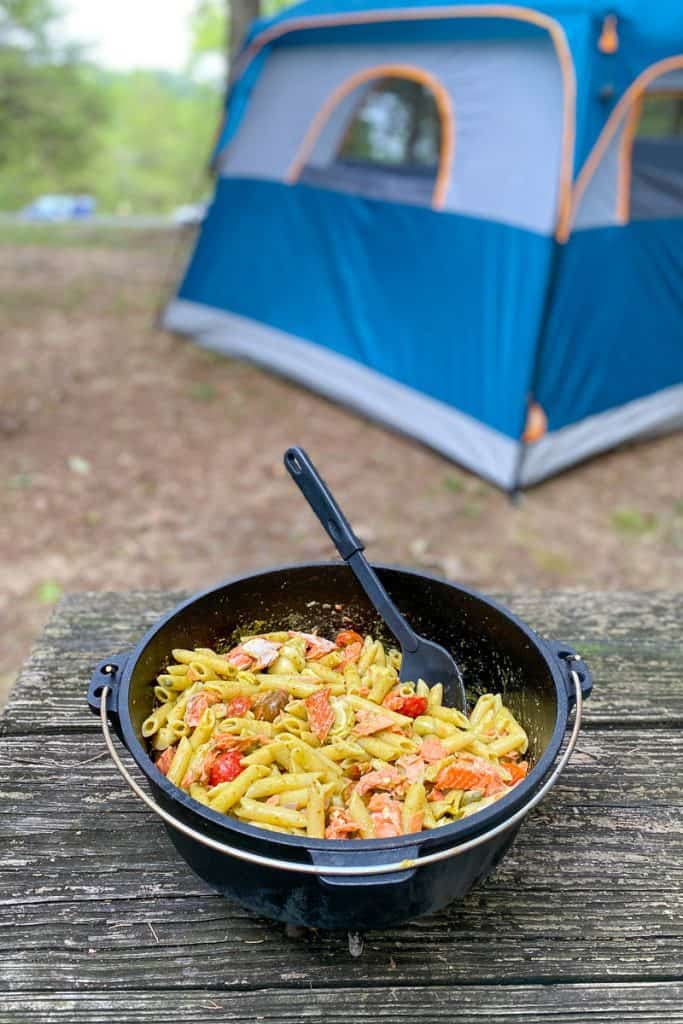 camping pasta