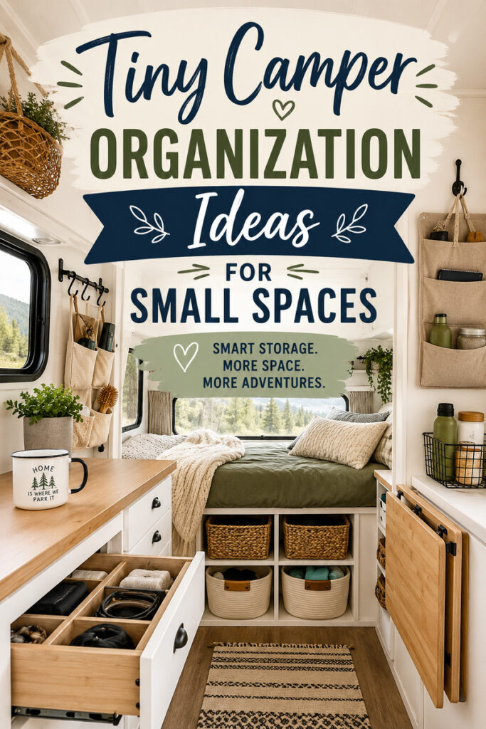 Tiny Camper Organization Ideas for Small Spaces